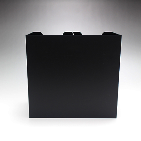 CGアクリル２連リッド＆カップスタンド　ブラック［610114］