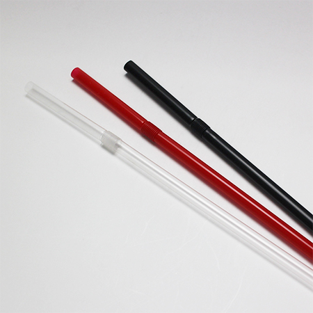 ストロー6mm袋入フレックス クリア 10,000本［430041※］ カフェ