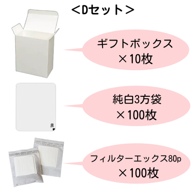 【セット割】ギフトボックス＋3方袋+フィルター