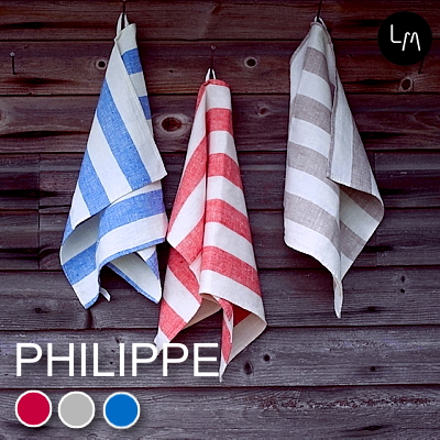 リネンミー LinenMe リネン ハンドタオル フィリップ 47x65cm リネン100% リトアニア製