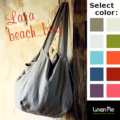 リネンミー LinenMe やわらかリネン ララ バッグ リネン100% リトアニア製