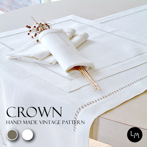 リネンミー LinenMe リネン ランチョンマット クラウン  リトアニア製