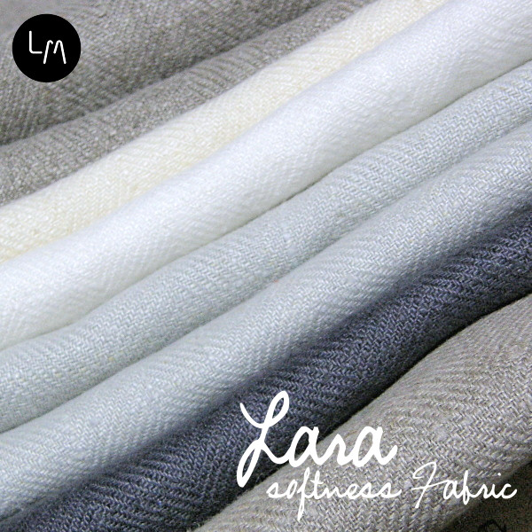 布幅 140cm やわらかリネン【タオル,カーテン,インテリア,テーブル,ブランケット用生地】　リネンミー LinenMe リネン生地　ララ・定番５カラー リネン100%　リトアニア製