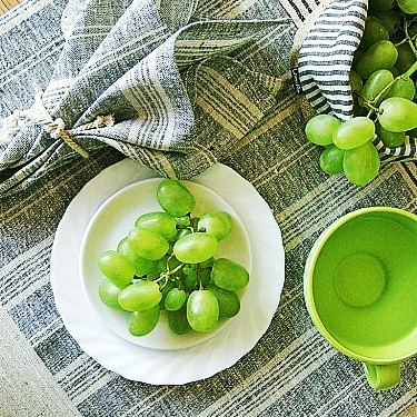 リネンミー LinenMe リネン ランチョンマット マルチストライプ ブラックナチュラル リネン100% リトアニア製