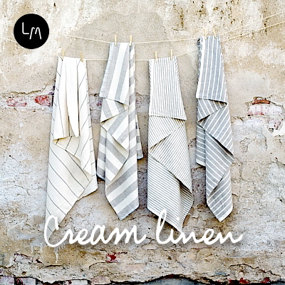 リネンミー LinenMe リネン BIGサイズ バスタオル クリームリネン ブリタニー&フィリップN/C 100x135cm リネン100% リトアニア製