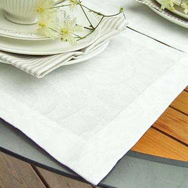 リネンミー LinenMe リネン ランチョンマット クリセントマムズ オフホワイト