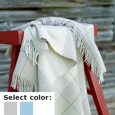 スーパーファインメリノウール100% スロー（ブランケット） ルイージ 130 x 190 cm