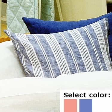 リネンミー LinenMe リネン クッション カバー マルチストライプ-J 【45 x 45cm】リトアニア製