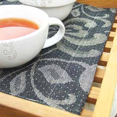 リネンミー LinenMe リネン ランチョンマット クリセントマムズ ブラック