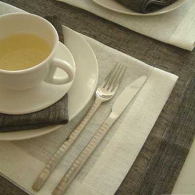 リネンミー LinenMe リネン ランチョンマット ツイスト ホワイト