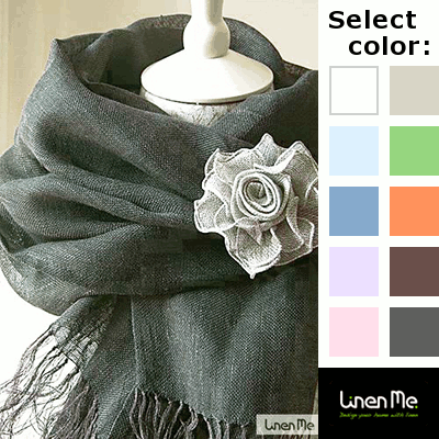 リネンミー LinenMe リネン ストール ツイスト リネン100% リトアニア製