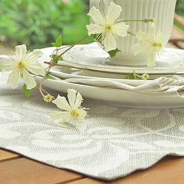 リネンミー LinenMe リネン ランチョンマット クリセントマムズ ナチュラル
