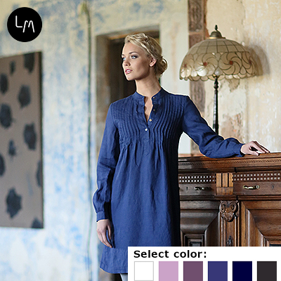 リネンミー LinenMe リネン チュニック ソフィー　リネンミー LinenMe リネン100％　リトアニア製　【プレウォッシュ加工済み】