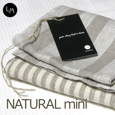 メール便送料無料 【LinenMe / リネンミー】リネン miniタオル ナチュラル・チーム チョイス・ワン リトアニア製
