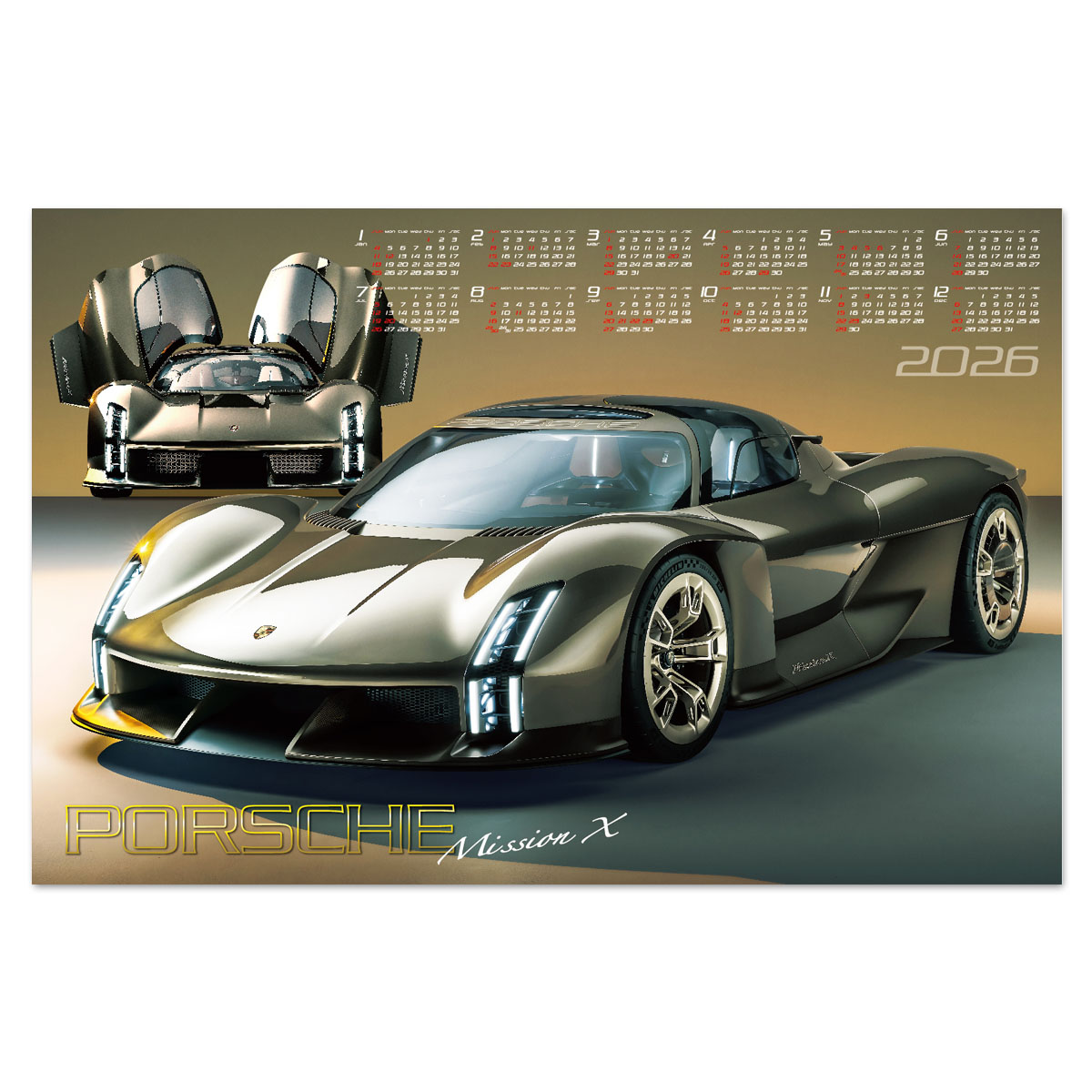 【FU-34】FU-34 メタリック/ポルシェ・ミッションX