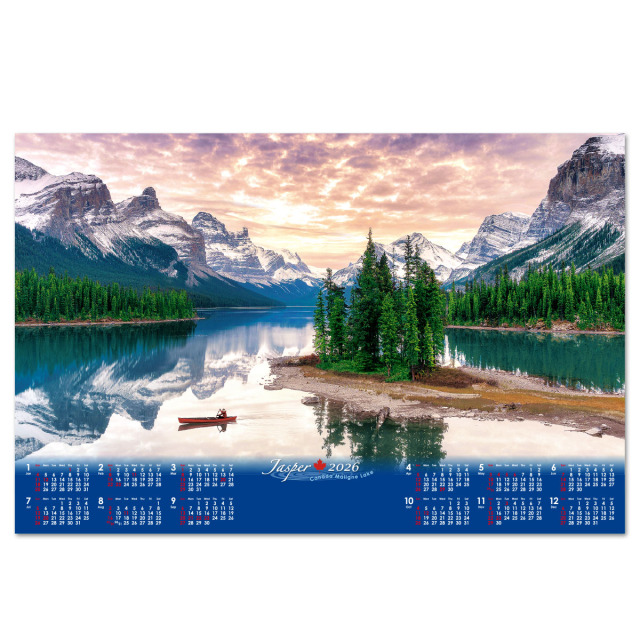 【FU-22】不織布 FU-22 カナダ・マリンレイク（ジャスパー国立公園