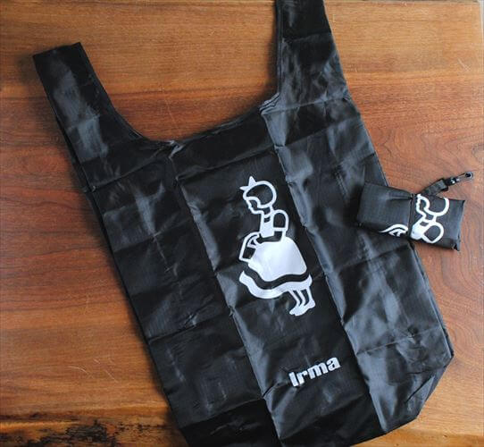 デッドストック 未使用品 デンマーク Irma キャンバス トートバッグ エコバッグ イヤマちゃん 生成りホワイト 北欧