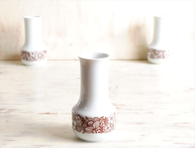 ドイツ製 ヴィンテージ SCHONWALD 陶器の花瓶 花器 一輪挿し シェーンバルド ミッドセンチュリー期 フラワーベース アンティーク