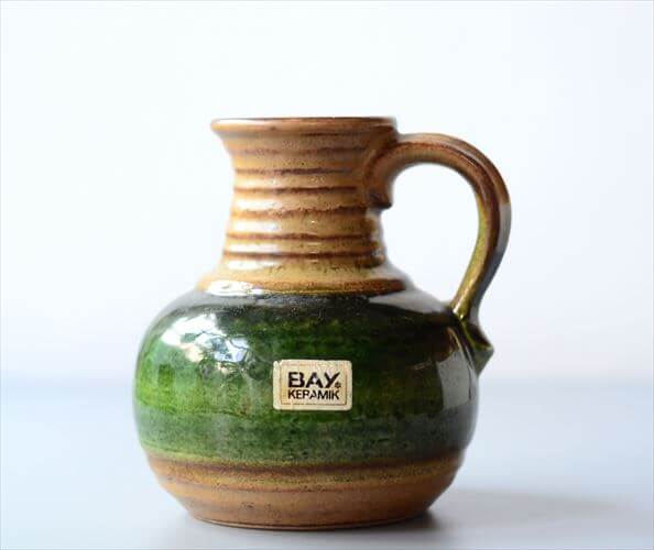 ドイツ製 ヴィンテージ Bay Keramik Fat Lava Vase 花瓶 花器 ファットラバー ミッドセンチュリー期 フラワーベース アンティーク