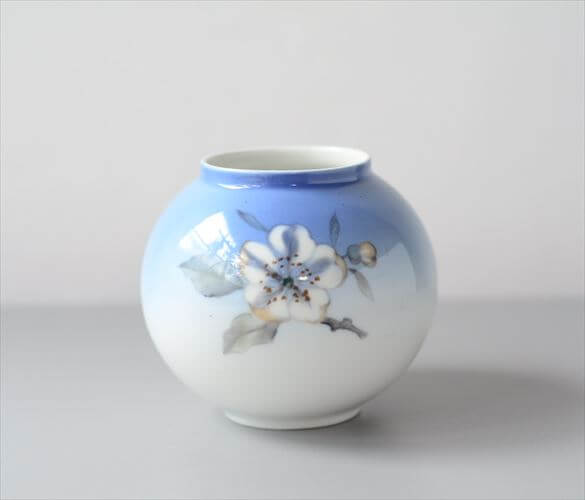 1960年代頃 デンマーク製 LYNGBY ヴィンテージ 陶器の花瓶 リンビー Copenhagen 花器 一輪挿し フラワーベース_240319