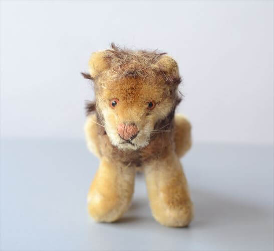 1956-76年代 ドイツ製 Steiff お座りライオン Leo Lion ぬいぐるみ シュタイフ ドール フィギュア アンティーク ヴィンテージ_250605