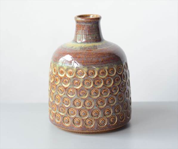 デンマーク製 SOHOLM 陶器の花瓶 Einar Johansen 北欧　花器 スーホルム 一輪挿し フラワーベース ヴィンテージ_251112