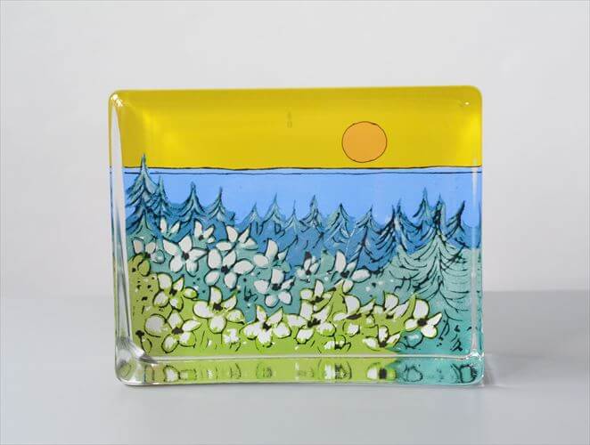iittala Warmth of the Sun ガラスカード 大 オブジェ イッタラ Helja Liukko-Sundstrom ヘルヤ ペーパーウェイト ヴィンテージ_251113