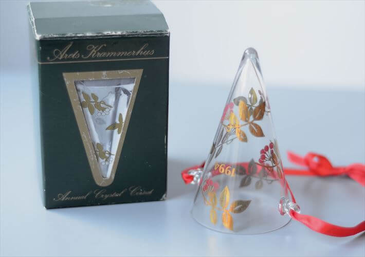 箱付き Royal Copenhagen 1994 ガラスのクリスマスオーナメント ロイコペ ロイヤルコペンハーゲン 北欧 ヴィンテージ_251209