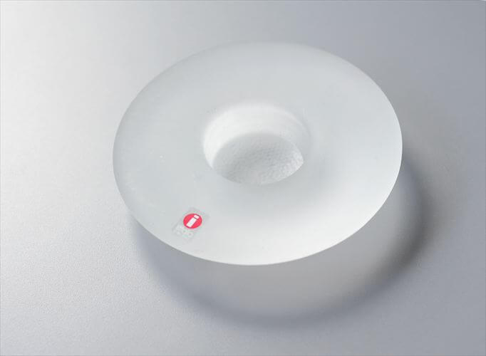 iittala イッタラ Nappi ガラス キャンドルホルダー フロストホワイト ナッピ トレー Markku Salo 北欧 フィンランド ヴィンテージ