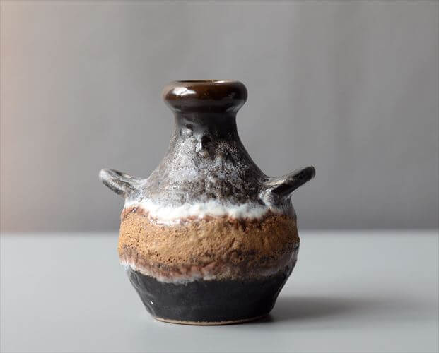 ドイツ製 Dumler&Breiden FatLava 陶器の花瓶 ファットラバー 一輪挿し ミッドセンチュリー期 フラワーベース ヴィンテージ