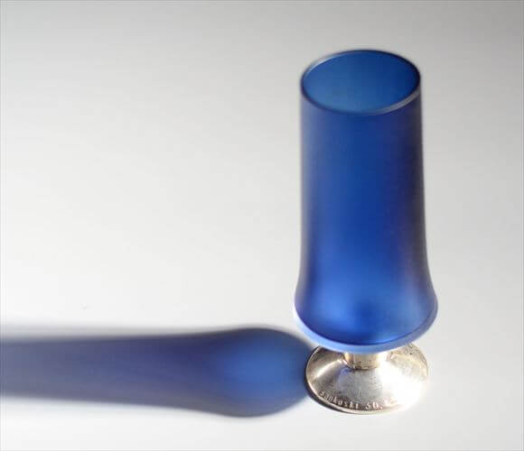 フィンランド製 Iittala Tapio Wirkkala #2727 コバルトガラスの花瓶 イッタラ タピオヴィルカラ ブルー 北欧 ヴィンテージ