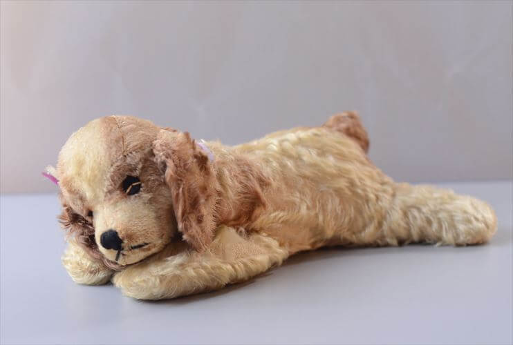 1953-77年代 ドイツ製 Steiff イヌ Floppy Dog Cockie ぬいぐるみ シュタイフ ドール フィギュア アンティーク ヴィンテージ_260410
