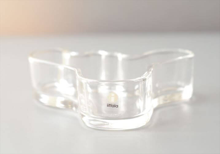 iittala Aalto Bowl イッタラ アールトボウル ALVAR AALTO ガラス トレー クリア 北欧 アンティーク ヴィンテージ_260515