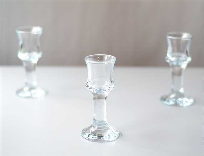 デンマーク製 Holmegaard　シェリーグラス　リキュールグラス ホルムガード Per Lutken 北欧 ヴィンテージ アンティーク_240520