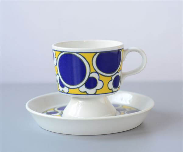 希少！ARABIA アラビア Pauliina デミタス カップ&ソーサー パウリーナ 北欧食器 コーヒー フィンランド 陶器 北欧 _250120