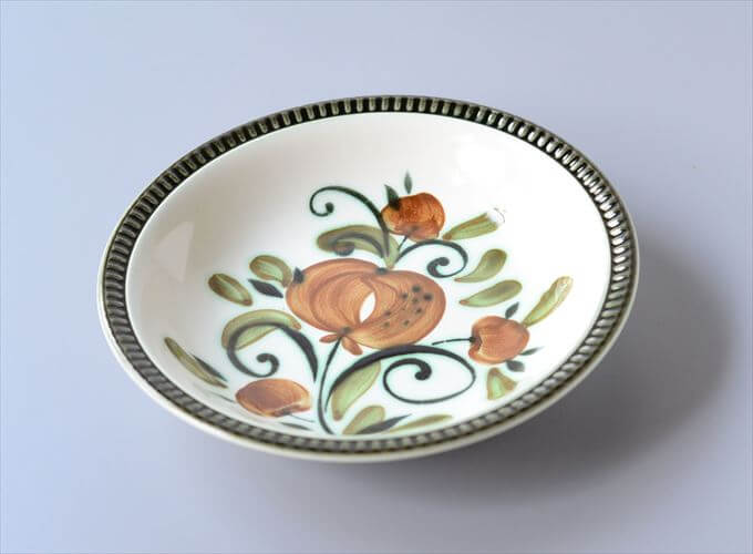 ベルギー製 BOCH ボッホ Argenteuil 20cm ディーププレート アルジャントゥイユ 深皿 磁器 陶器 アンティーク ヴィンテージ_250210