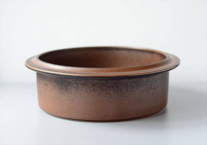 ARABIA アラビア Ruska 大きめ ボウル 23cm ココット型 ルスカ 北欧 食器 フィンランド 陶器 ヴィンテージ アンティーク_250317