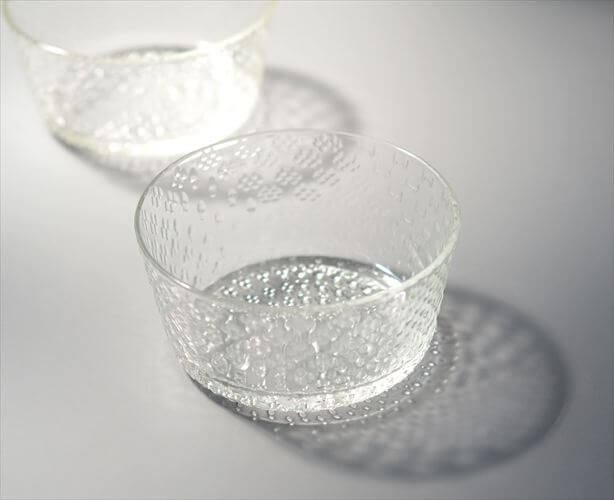 フィンランド製 Nuutajarvi Tundra ガラスボウル φ10cm ヌータヤルヴィ ツンドラ 北欧 食器 Oiva Toikka オイヴァトイッカ ヴィンテージ