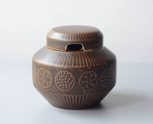 ARABIA アラビア ジャムポット シュガーポット 北欧食器 フィンランド Ulla Procope 陶器 北欧 ヴィンテージ アンティーク_250620