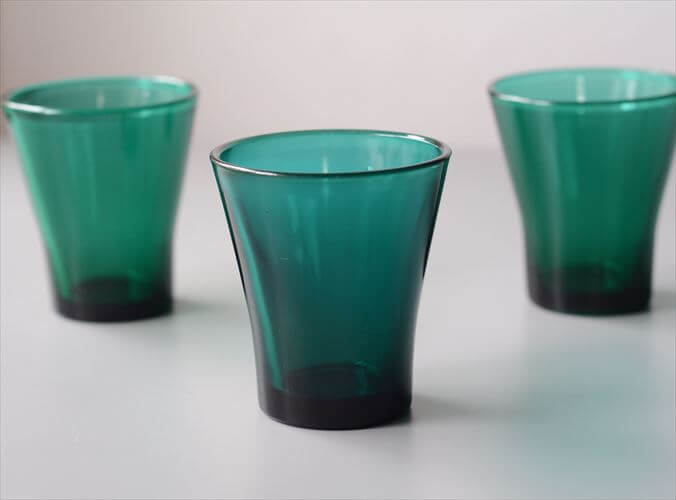 1960年代 フィンランド製 Riihimaen Lasi ガラスカップ グラス リーヒマエンラシ 北欧 アンティーク ヴィンテージ_250624