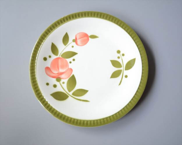 1960～70年代 ベルギー製 ヴィンテージ BOCH Delta 19cm プレート ボッホ デルタ お皿 磁器 陶器 アンティーク 食器 ヨーロッパ_250718