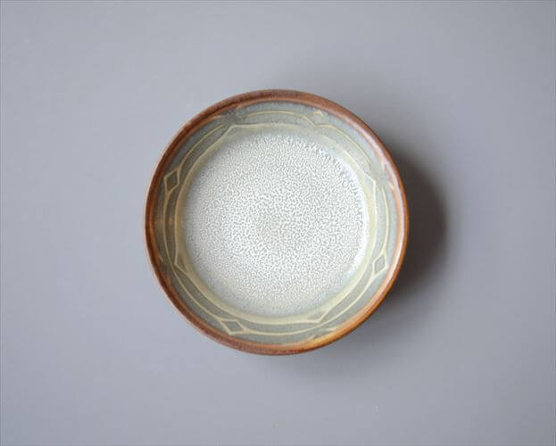 デンマーク製 クイストゴー RUNE 9.5cm 豆皿 お皿 小皿 プレート ルーン B&G J.H.Quistgaard 北欧ヴィンテージ_250827
