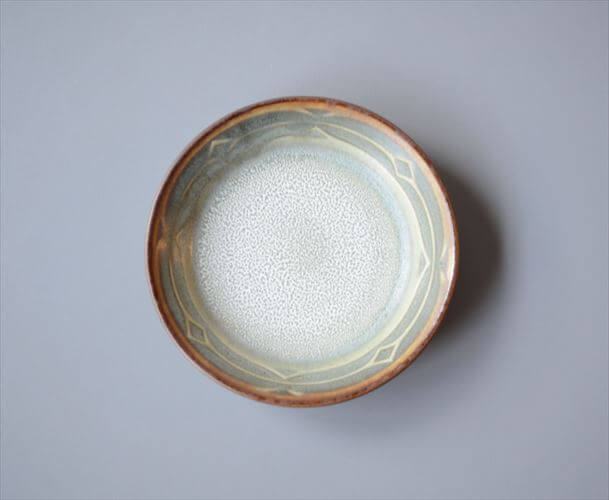 デンマーク製 クイストゴー RUNE 9.5cm 豆皿 お皿 小皿 プレート ルーン B&G J.H.Quistgaard 北欧ヴィンテージ_250827