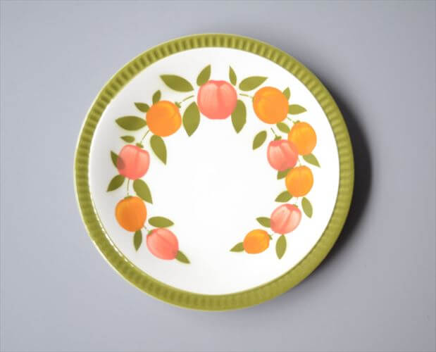 ベルギー製 ヴィンテージ BOCH Delta Stresa 19cm プレート ボッホ デルタ お皿 磁器 陶器 アンティーク 食器 ヨーロッパ_250910