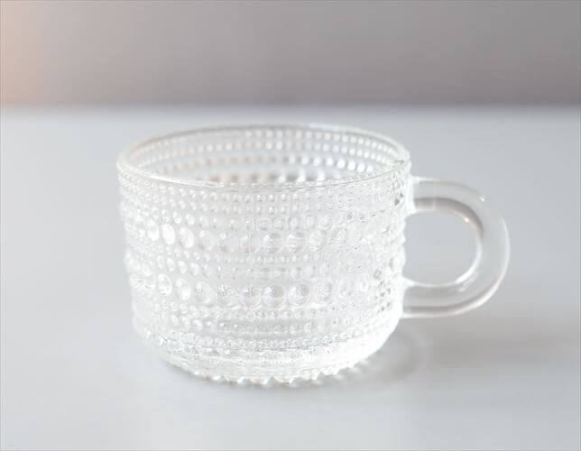 Nuutajarvi ヌータヤルヴィ Arabia時代 ヴィンテージ カステヘルミ ガラスカップ Kastehelmi Oiva Toikka _260122