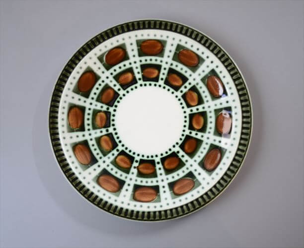 ベルギー製 ヴィンテージ BOCH Bernadette 19cm プレート ボッホ ベルナデッタ お皿 磁器 陶器 アンティーク 食器_260130