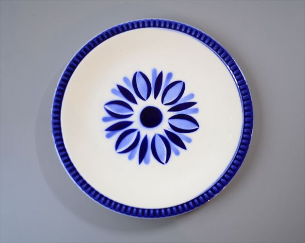 ベルギー製 ヴィンテージ BOCH DELTA CAPRICCIO 19cm プレート ボッホ カプリシオ お皿 磁器 陶器 アンティーク_260130