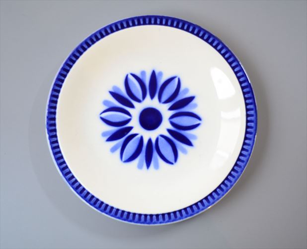 ベルギー製 ヴィンテージ BOCH DELTA CAPRICCIO 19cm プレート ボッホ カプリシオ お皿 磁器 陶器 アンティーク_260130