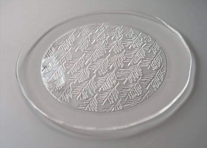 フィンランド製 Iittala Kuusi ガラスの大皿 31cm プラター サービング プレート イッタラ クーシ 北欧 ヴィンテージ