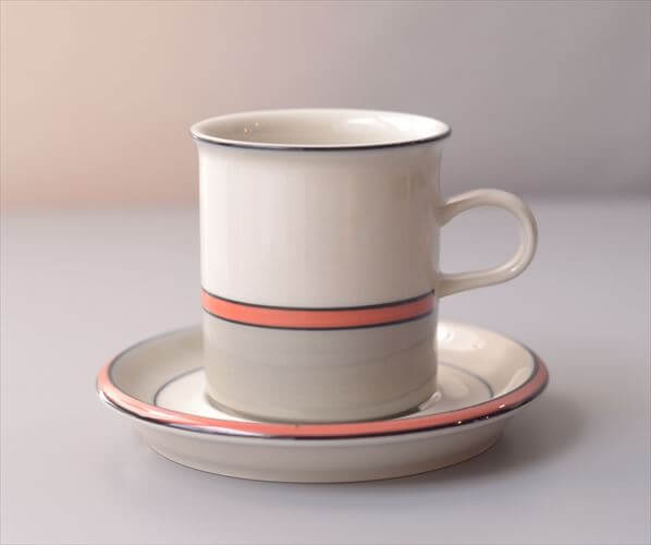 ARABIA アラビア aslak カップ&ソーサー 7.5cm高 アスラク 北欧食器 フィンランド ヴィンテージ アンティーク_260417